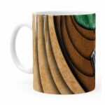 Caneca Star Wars Mestre Yoda V02 Corpo Branca
