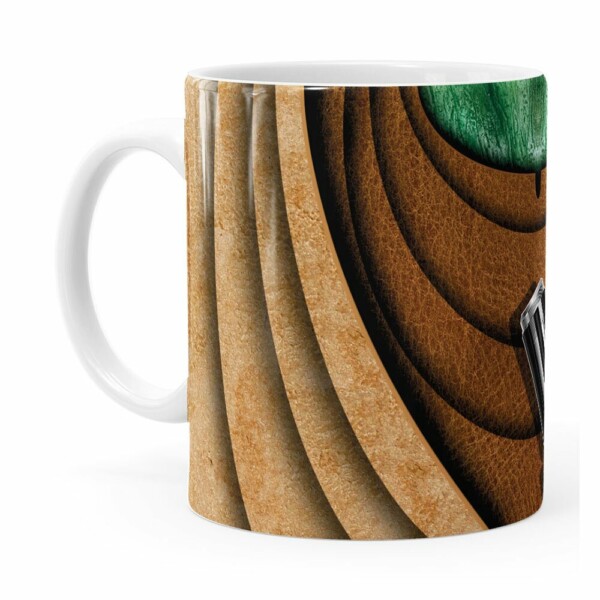 Caneca Star Wars Mestre Yoda V02 Corpo Branca