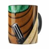 Caneca Star Wars Mestre Yoda V02 Corpo Preta