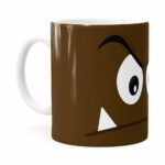 Caneca Super Mario Bros Goomba V01 Branca