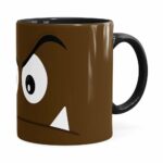 Caneca Super Mario Bros Goomba V01 Preta