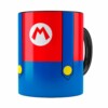 Caneca Super Mario Bros Mario Uniforme Preta