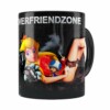 Caneca Super Mario Bros #neverfriendzone Sexy V01 Preta