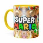 Caneca Super Mario Piano 3d Print Amarela