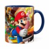Caneca Super Mario Piano 3d Print Azul Escuro