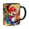 Caneca Super Mario Piano 3d Print Preta