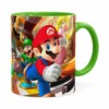 Caneca Super Mario Piano 3d Print Verde Claro