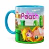 Caneca Super Mario Sexy Peach Azul Claro