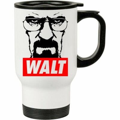Caneca Térmica Breaking Bad Walt 500ml Branca