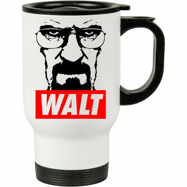 Caneca Térmica Breaking Bad Walt 500ml Branca