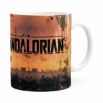 Caneca The Mandalorian 3d Print Branca