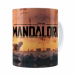 Caneca The Mandalorian 3d Print Branca