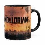 Caneca The Mandalorian 3d Print Preta