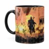 Caneca The Mandalorian 3d Print Preta