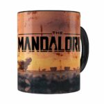 Caneca The Mandalorian 3d Print Preta