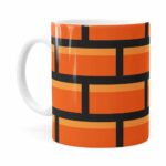 Caneca Tijolo Super Mario Bros Branca