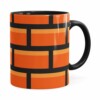 Caneca Tijolo Super Mario Bros Preta