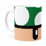 Caneca Toad Super Mario Bros Verde Branca