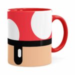 Caneca Toad Super Mario Bros Vermelho