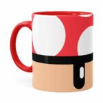 Caneca Toad Super Mario Bros Vermelho
