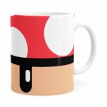 Caneca Toad Super Mario Bros Vermelho Branca