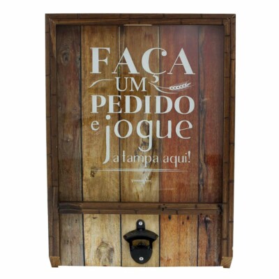 Quadro Coleção Com Abridor Faça Um Pedido