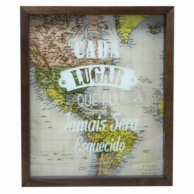 Quadro Coleção De Lembranças Viagem