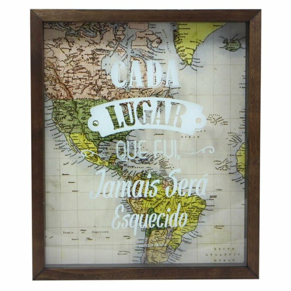Quadro Coleção De Lembranças Viagem