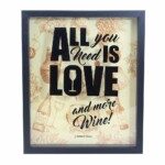 Quadro Coleção De Rolhas All Is Love