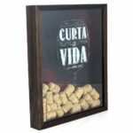 Quadro Coleção De Rolhas Curta A Vida