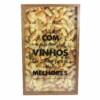 Quadro Coleção De Rolhas Vinhos Melhores