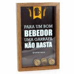 Quadro Coleção De Tampas Bom Bebedor
