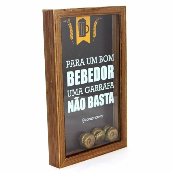 Quadro Coleção De Tampas Bom Bebedor