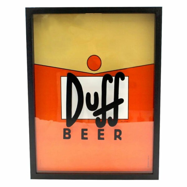Quadro Coleção De Tampas Duff