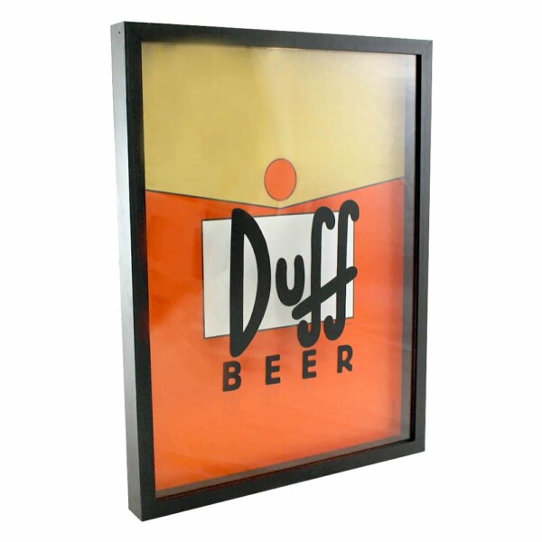 Quadro Coleção De Tampas Duff