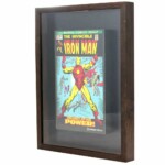 Quadro Coleção De Tampas Homem De Ferro