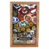 Quadro Coleção De Tampas Momentos Inesquecíveis