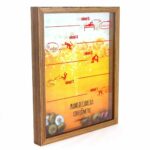 Quadro Coleção De Tampas Plano De Carreira