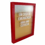 Quadro Coleção Emergência Tampas Cervejas