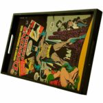 Bandeja Batman Retrô Hqs Madeira 45x29cm