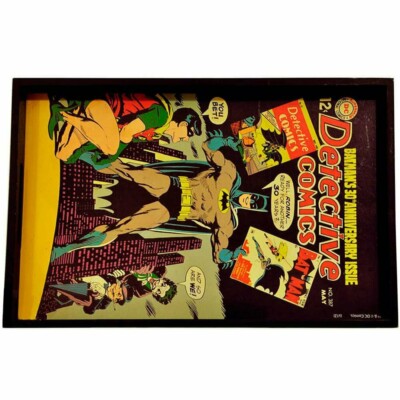 Bandeja Batman Retrô Hqs Madeira 45x29cm