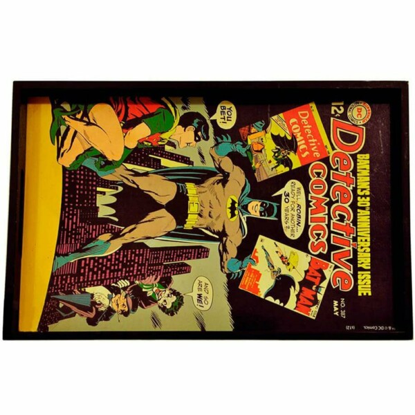 Bandeja Batman Retrô Hqs Madeira 45x29cm