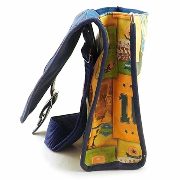 Bolsa Old School Brasil Do Futebol Couro E Camurça