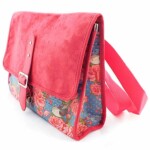 Bolsa Old School Cartas Para Mary Couro E Camurça