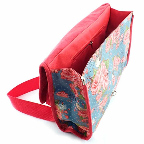 Bolsa Old School Cartas Para Mary Couro E Camurça