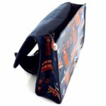 Bolsa Old School London Forever Couro E Camurça