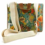 Bolsa Old School Povo Unido Couro E Camurça