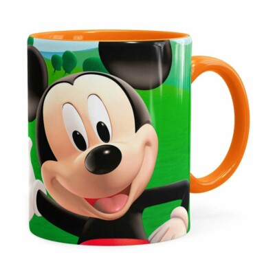 Caneca A Casa Do Mickey Mouse Laranja