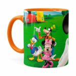 Caneca A Casa Do Mickey Mouse Laranja