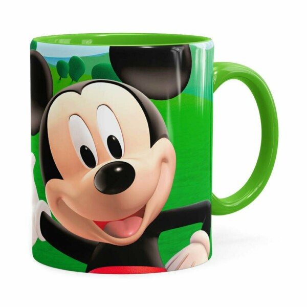 Caneca A Casa Do Mickey Mouse Verde Claro